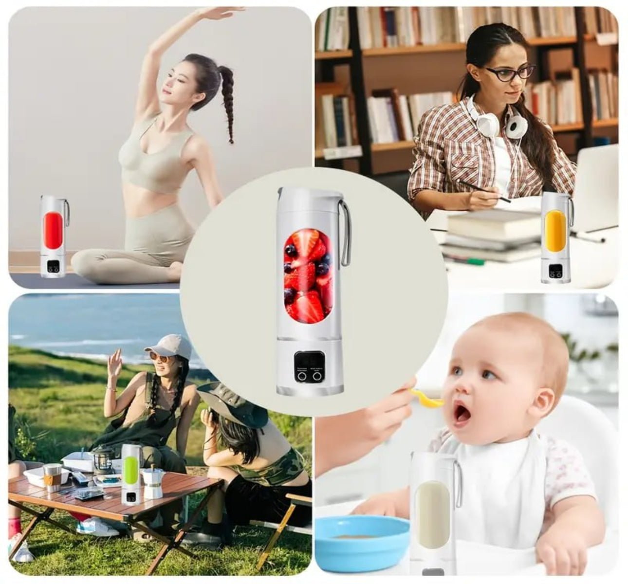 FRULLAMI, FRULLATORE PORTATILE 450ML SMART PER UNO STILE DI VITA ATTIVO. - Il mio negozio